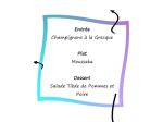 Menu Grec